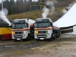 Vorbereitungen des FIS-Weltpokals im Skispringen in Harrachov