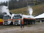 Vorbereitungen des FIS-Weltpokals im Skispringen in Harrachov