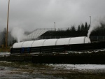 Vorbereitungen des FIS-Weltpokals im Skispringen in Harrachov