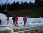 Vorbereitungen des FIS-Weltpokals im Skispringen in Harrachov