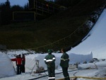 Vorbereitungen des FIS-Weltpokals im Skispringen in Harrachov