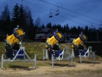Vorbereitungen des FIS-Weltpokals im Skispringen in Harrachov