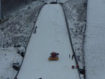Vorbereitungen des FIS-Weltpokals im Skispringen in Harrachov