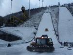 Vorbereitungen des FIS-Weltpokals im Skispringen in Harrachov