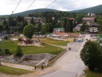 Mehrzweckgebude im Skigebiet Harrachov im Bau