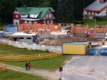 Mehrzweckgebude im Skigebiet Harrachov im Bau